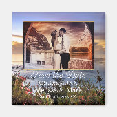 Uw foto Kustzonsondergang sparen de Magnet van de  (Voorkant)