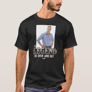 Uw foto legende pensioen t-shirt