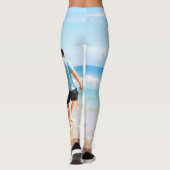 Uw foto-Leggings met aangepaste tekst gepersonalis Leggings (Achterkant)