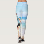 Uw foto-Leggings met aangepaste tekst Leggings<br><div class="desc">Leggings met aangepaste foto en tekst - uw eigen ontwerp - speciaal - gepersonaliseerde familie / vrienden of persoonlijke cadeau - Jouw tekst en foto toevoegen - formaat wijzigen en verplaatsen of verwijderen en elementen / afbeelding toevoegen met aanpassingstool. Kies / voeg je favoriete lettertype / tekstkleur / maat toe!...</div>