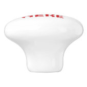 Uw foto Logo op ware grootte Keramische Knop (Zijkant)