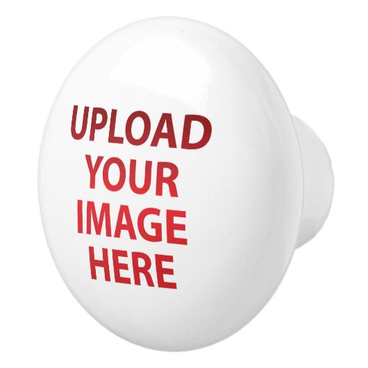 Uw foto Logo op ware grootte Keramische Knop (Rechts)