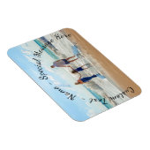 Uw foto magneet cadeau met aangepaste tekst (Rechterzijde)