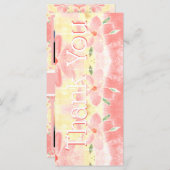 Uw foto met aquarel Floral (Voorkant / Achterkant)