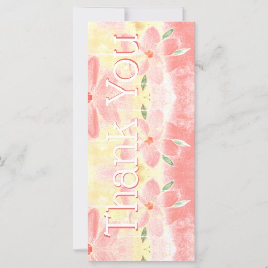 Uw foto met aquarel Floral (Voorkant)