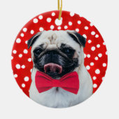 Uw foto met Digitale Accessoires Pet Bowtie Etc Keramisch Ornament (Voorkant)