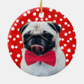 Uw foto met Digitale Accessoires Pet Bowtie Etc Keramisch Ornament (Achterkant)