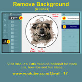 Uw foto met Digitale Accessoires Pet Bowtie Etc Keramisch Ornament