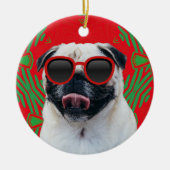 Uw foto met Digitale Accessoires Pet Bowtie Etc Keramisch Ornament (Voorkant)