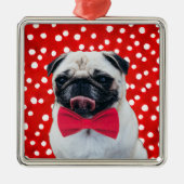 Uw foto met Digitale Accessoires Pet Bowtie Etc Metalen Ornament (Voorkant)