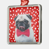 Uw foto met Digitale Accessoires Pet Bowtie Etc Metalen Ornament (Links)