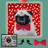 Uw foto met Digitale Accessoires Pet Bowtie Etc Metalen Ornament