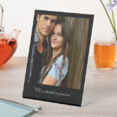 Uw foto, met douanecitaat reclamebord met voetstuk (Insitu)