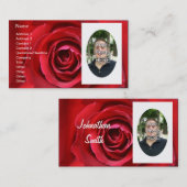 Uw foto met een prachtige rand visitekaartje (Voorkant / Achterkant)