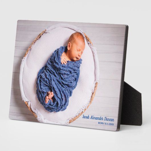 Uw FOTO met ingebouwde standaard Fotoplaat (Zijkant)