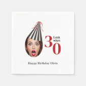 Uw foto met Party Pet Fun 30th Birthday Servet (Voorkant)