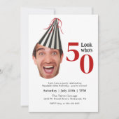 Uw foto met Party Pet Fun 50th Birthday Kaart (Voorkant)