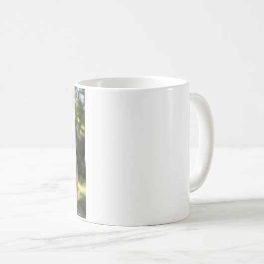 Uw foto met President Donald Trump 2024 Grappig Koffiemok (Voorkant rechts)