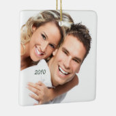 Uw foto met  vogels op de Blooming Branch Keramisch Ornament (Rechts)