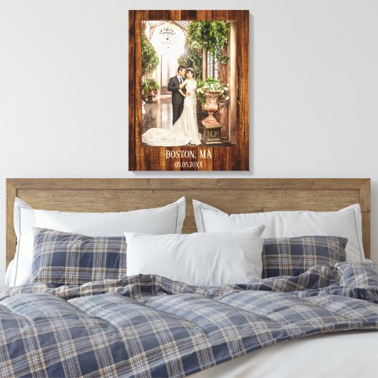 Uw foto met Wood Custom Print (Insitu (Slaapkamer))