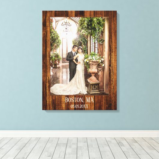 Uw foto met Wood Custom Print (Insitu (Houten vloer))