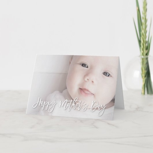 Uw foto-Moederdag Kaart (Voorkant)