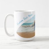 Uw foto Mok aangepaste tekstnaam gepersonaliseerde (Links)