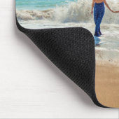 Uw Foto Muismat Cadeau met Aangepaste Tekstnaam (Hoek)