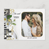 Uw foto Muziek dacht sparen het Briefkaart van de  (Voorkant)