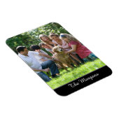 Uw Foto & Naam, of Bericht, in Wit Manuscript Magneet (Rechterzijde)