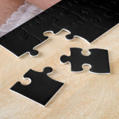 Uw foto Naam Sjabloon Grote puzzel Legpuzzel (Zijkant)