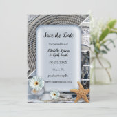 Uw foto Nautical Beach sparen de Kaart van de Datu (Staand voorkant)