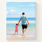 Uw foto-Notitieboek met aangepaste tekstnaam Notitieboek (Achterkant)