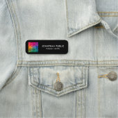 Uw foto of Logo hier Sjabloon gepersonaliseerd Naamplaatje (In situ)