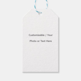 Uw foto of tekst hier (aanpasbaar ontwerp) cadeaulabel