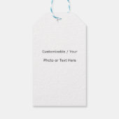 Uw foto of tekst hier (aanpasbaar ontwerp) cadeaulabel (Achterkant)
