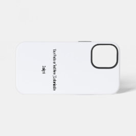 Uw foto of tekst hier (aanpasbaar ontwerp) iPhone 12 mini hoesje