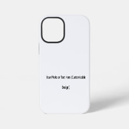 Uw foto of tekst hier (aanpasbaar ontwerp) iPhone 12 mini hoesje
