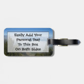 Uw foto of Waimea Canyon boven de wolken Bagagelabel (Achterkant horizontaal)