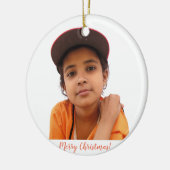 Uw foto ontwerpt uw eigen keramische versiering keramisch ornament (Links)