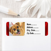 Uw foto op aangepaste retour adreslabels etiket (Insitu)