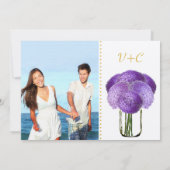 Uw foto op Back Hydrangea in een Mason Jar Kaart (Achterkant)