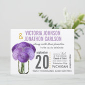 Uw foto op Back Hydrangea in een Mason Jar Kaart (Staand voorkant)