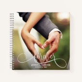 Uw foto op bruiloft Gast Boek (Voorkant)