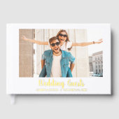 Uw foto op de bruiloft van het Hoesje Gastenboek (Voorkant)