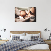 Uw foto op doek - 36" x 24" canvas afdruk (Insitu (Slaapkamer))