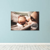 Uw foto op doek - 36" x 24" canvas afdruk (Insitu (Houten vloer))