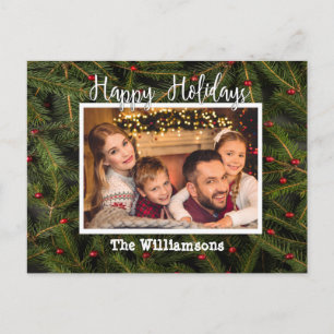 Uw foto op een Bed van Prettige feestdagen