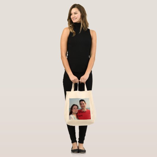 Uw foto op een Canvas tas (Voorkant (model))