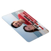 Uw foto op een flexibele magneet (Rechterzijde)